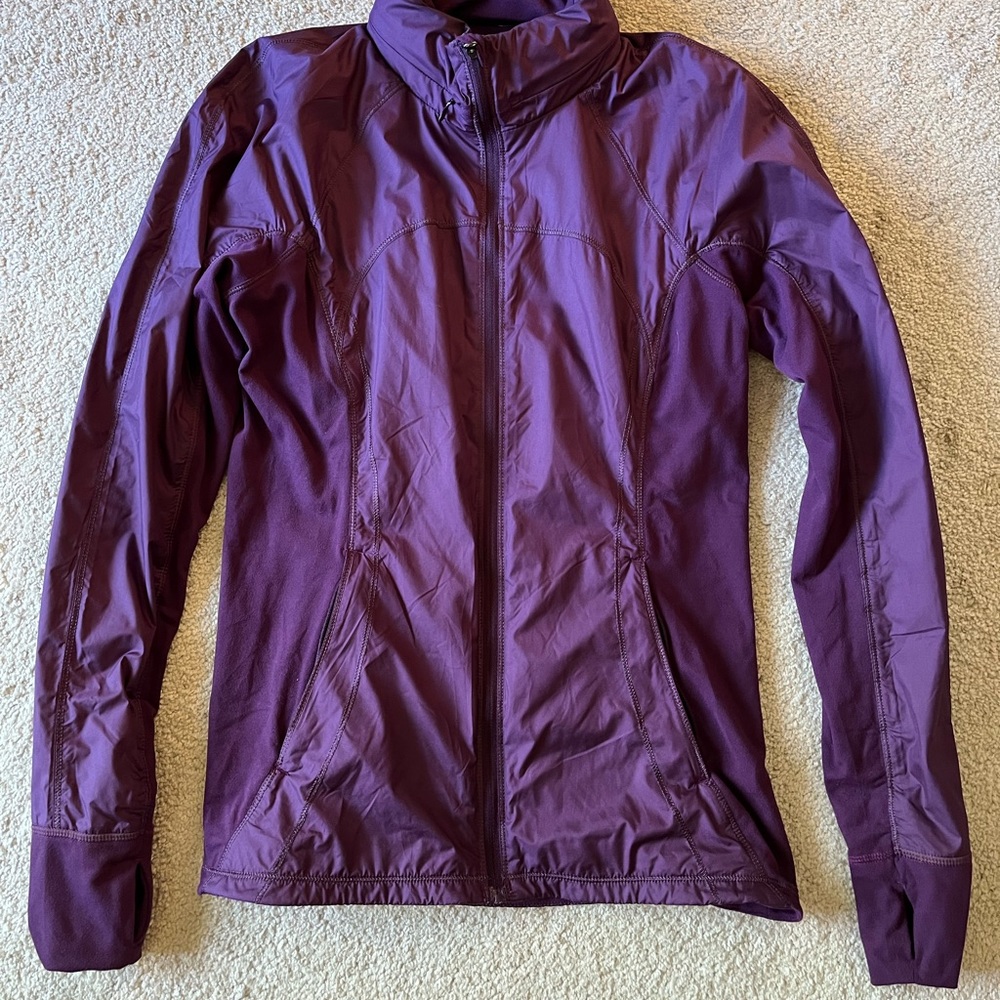 Purple Lululemon Jacket with Zipper Hood